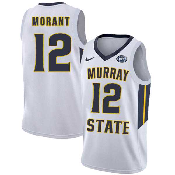 Murray State Racers 12 Ja Morant White College Basketball Jersey Dzhi,We sell and wholesale Murray State Racers 12 Ja Morant White College Basketball Jersey Dzhi on line form chian!